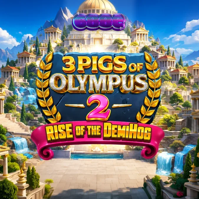 Interface do slot 3 Pigs of Olympus 2 em um dispositivo móvel